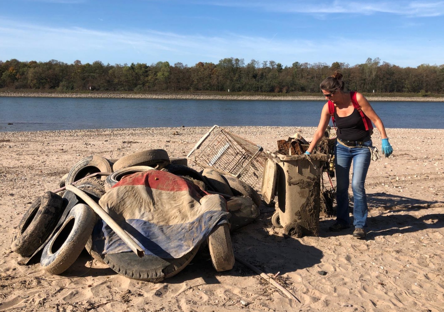 World CleanUp Day am Straberger See (Nordrhein-Westfalen)