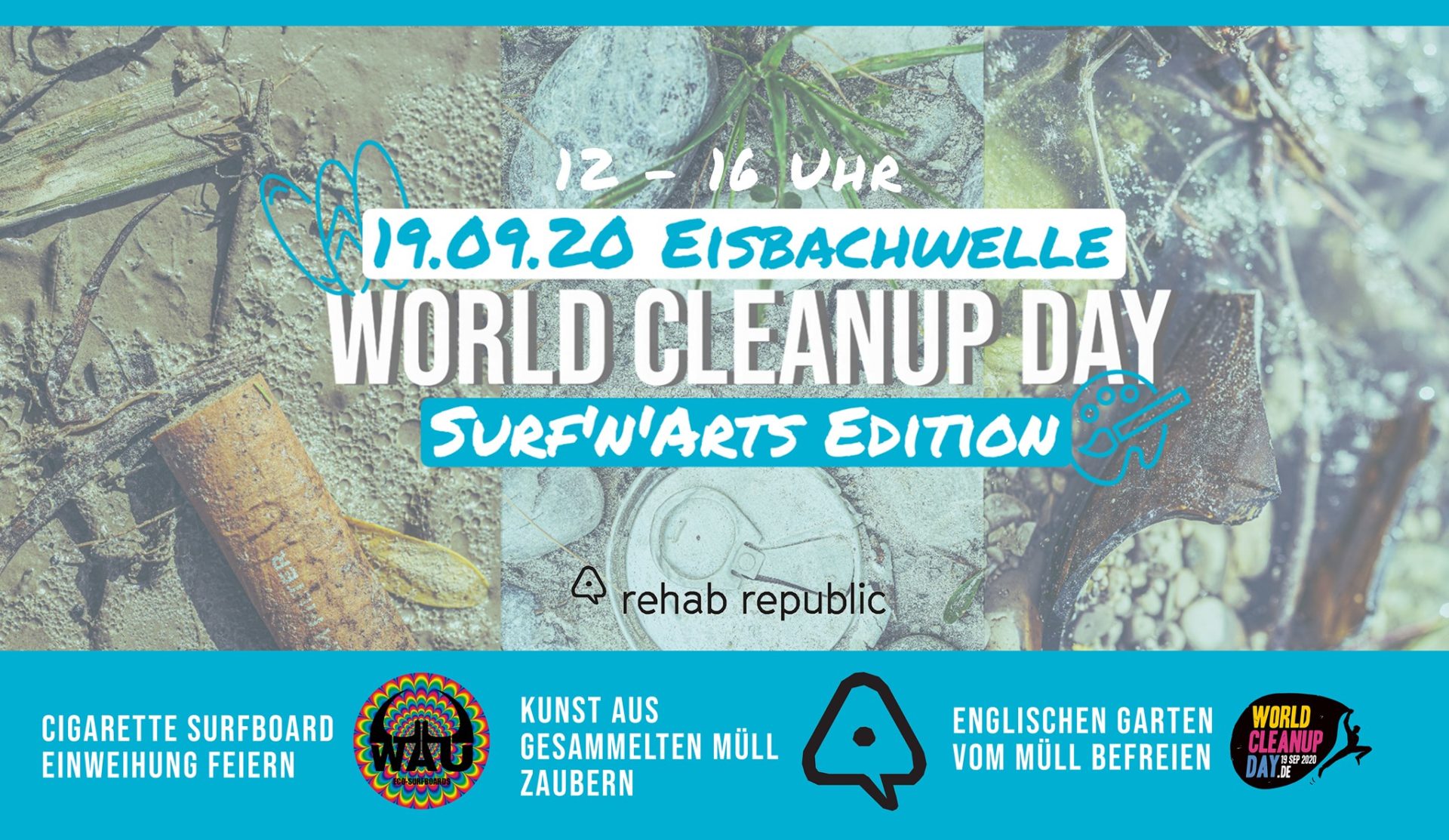 World Cleanup Day im Englischen Garten München (Munich, Bayern)
