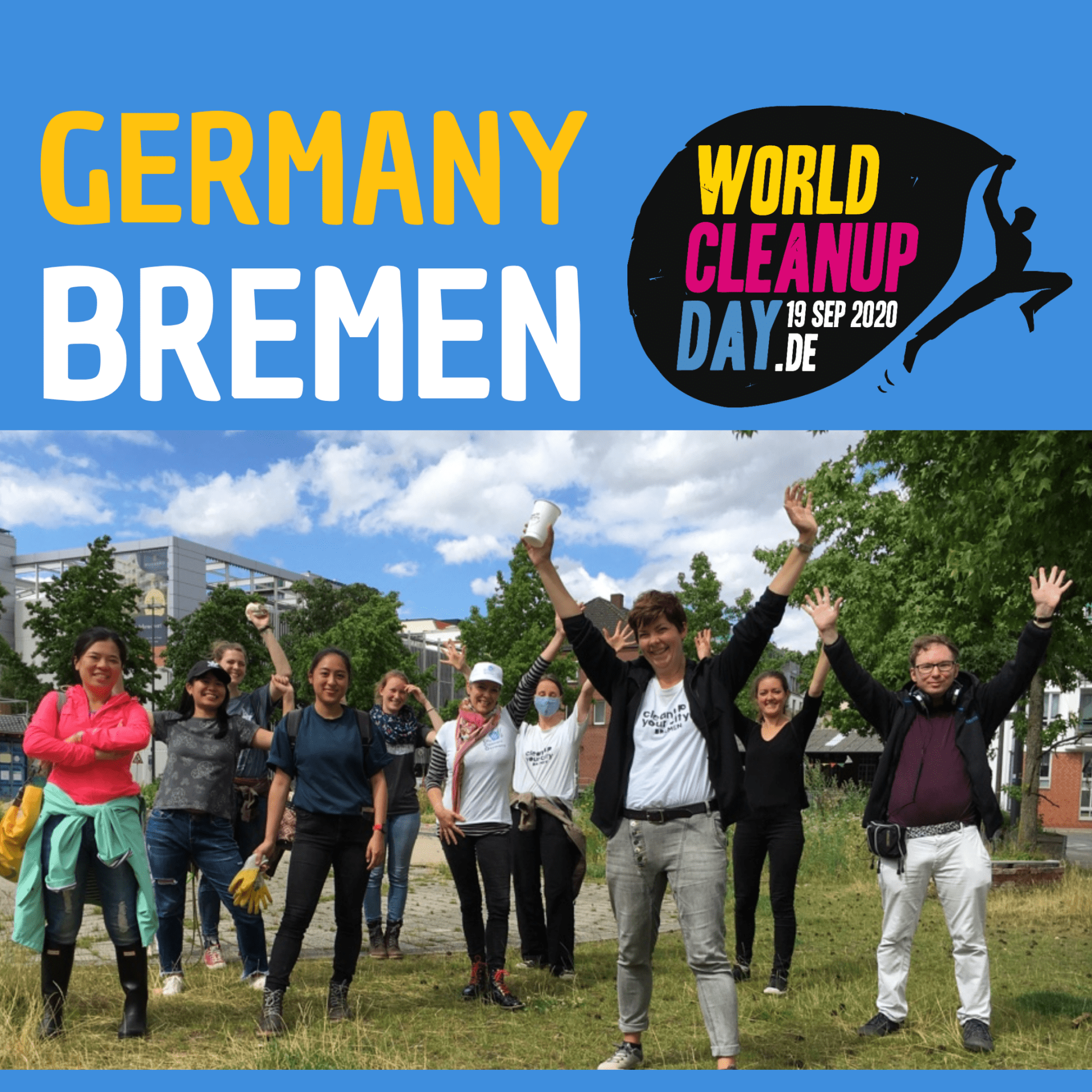 World Cleanup Day am Werdersee (Bremen)
