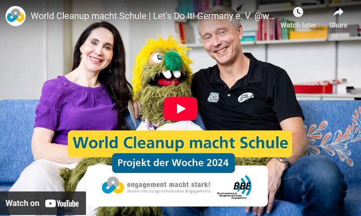 World Cleanup macht Schule
