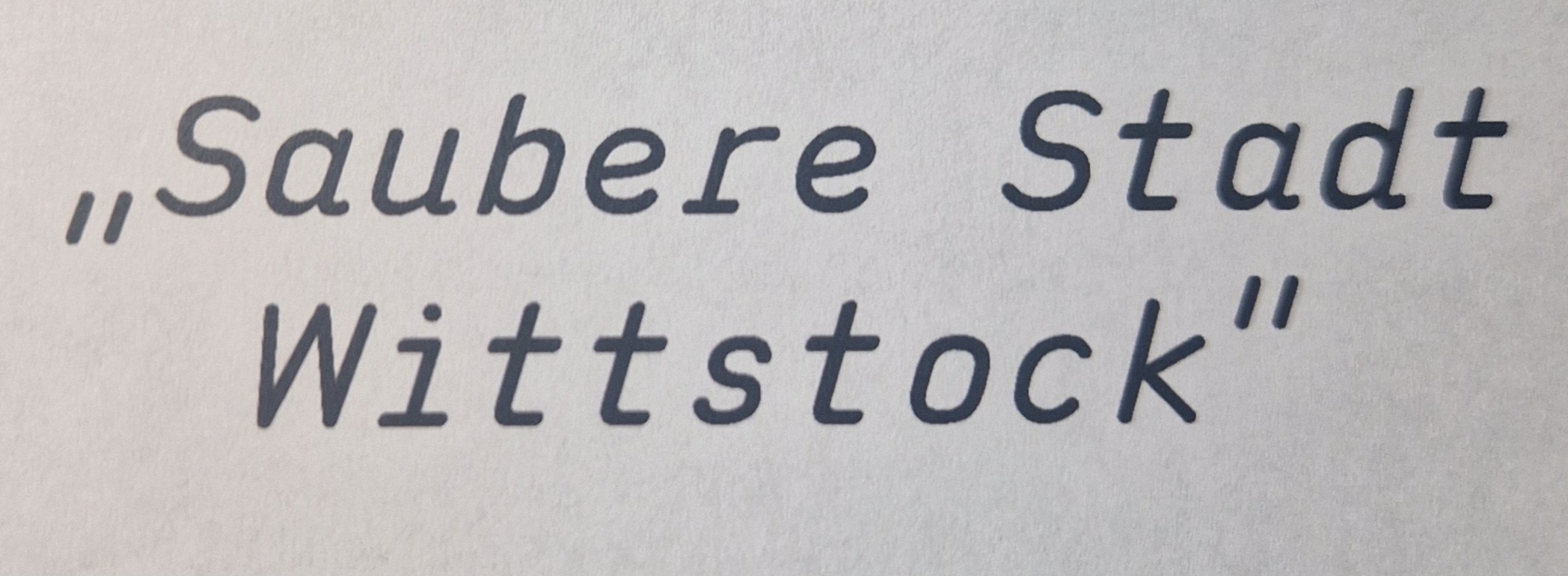 Müllaktionstag